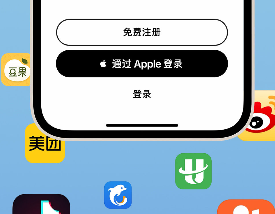 龙海苹果手机维修分享通过 Apple ID 登录第三方应用和网站有哪些优点 